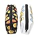 Caveen Emoji Pencil Pen Case Pouch Bag with Zipper for Girls, Kids,School Student Stationery Office Supplies Pack of 2 Black and White