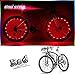 BRIONAC Bike Wheel Lights LED Bike Spoke Decoration Automatic Lighting Light Sensitive Feature Added Waterproof Bicycle Tire Lights with Batteries Included Ultra Bright
