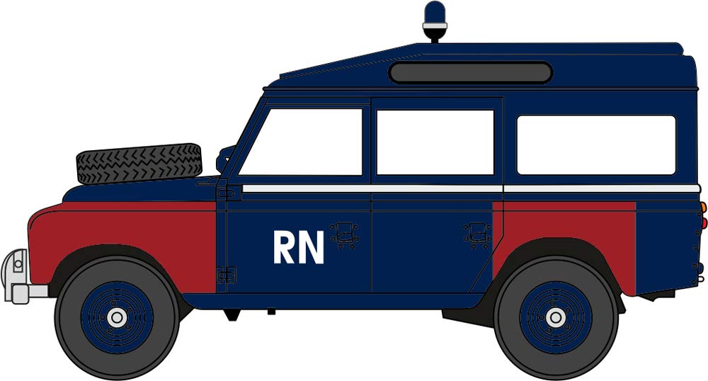 Oxford Diecast 1:76 Land Rover Series II LWB Station Wagon Royal Navy Bomb Disposal Collectable model 76LAN2021