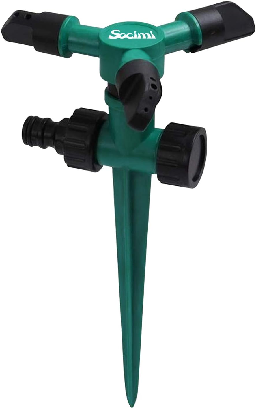 Lawn Sprinkler for Yard, Rotating Garden Sprinklers with Up to 3, 000 Sq. Ft Coverage, Adjustable Sprayers for Outdoor Automatic Watering System, 360 Degree Sprinkler Large Area with Leak-Proof : Garden & Outdoor