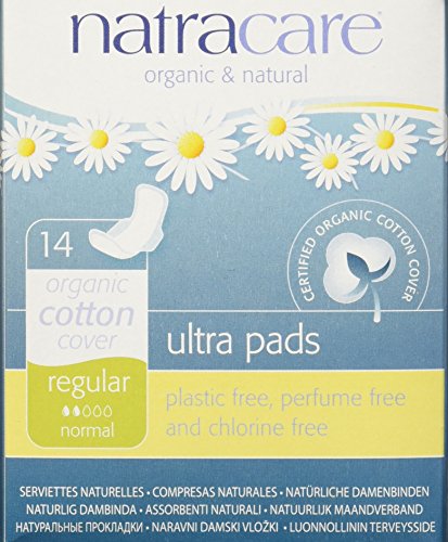 Natracare Natural Ultra Pads with Wings, Regular,  14 Count Boxes
