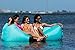 Inflatable Air Lounger Lounge Bag Chair -Headrest, 2 Pockets, 700 Gauge Liner, 420D Ripstop, Securing Loop & Stake - Extra Large Travel Bag- For Beach Or In The Pool 9’ Long & Holds 500 LBS