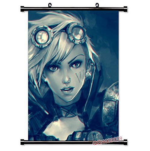 Wallscrolls-Wonderland League of Legends VI Wallscroll Stoffposter Plakat Rollbild Tapete Dekoration Geschenk Anime Manga Hom
