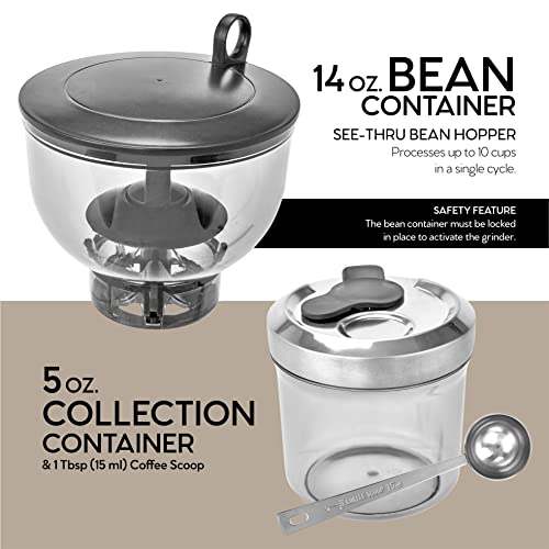 ChefWave Conical Burr Coffee Grinder 16 Grind Settings Electric