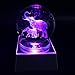 JINGDIAN Crystal LED Elephant W/Multicolor Home Decoration Ball
