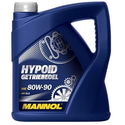 MANNOL Hypoid Getriebeoel 80W-90 API GL 4/GL 5 LS, 4 Liter