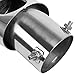 Opall Racing Tail Rear Chrome Stainless Steel Exhaust Muffler Tip Pipes Fit For CRV CR-V 2012-2016 …