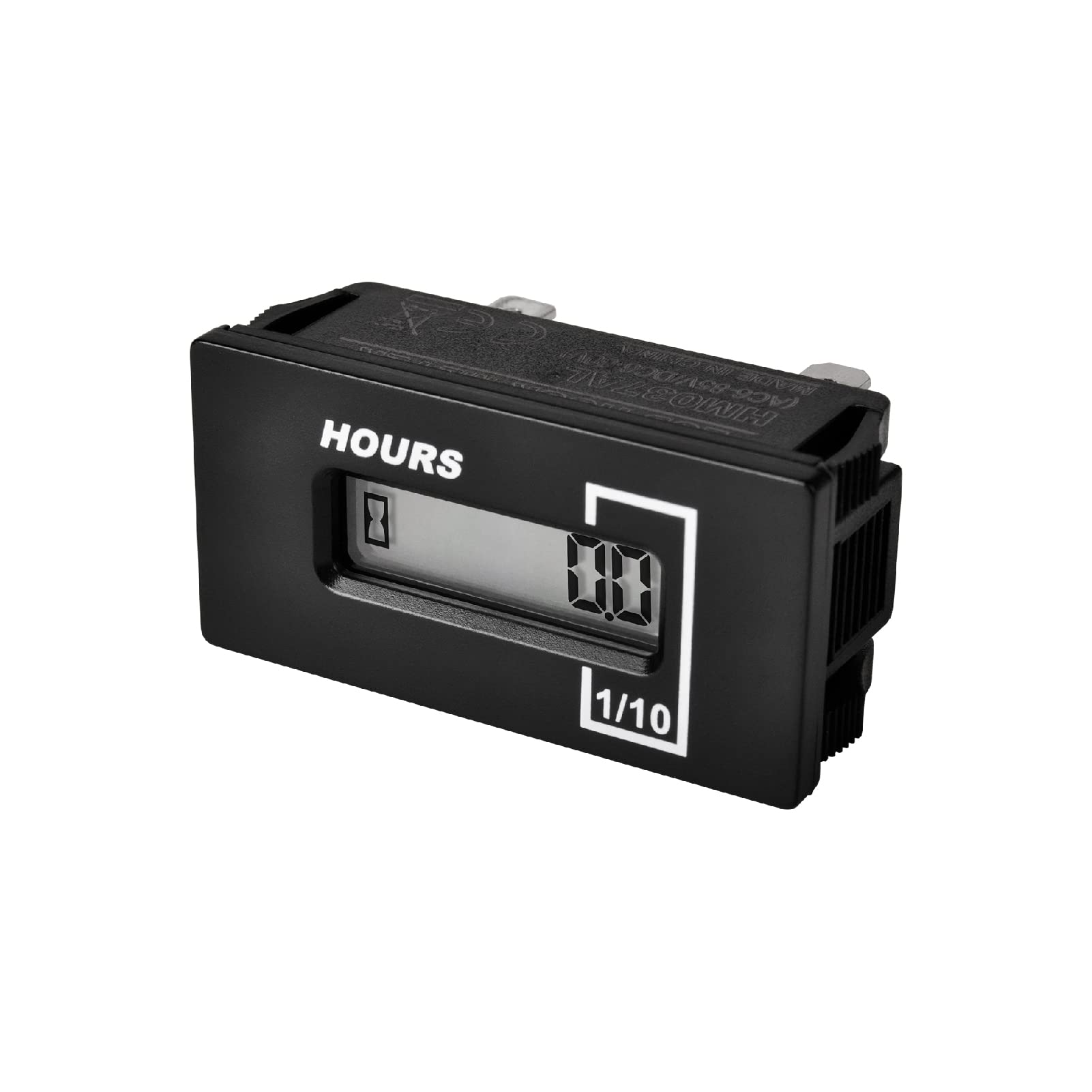 Yooreal AC/DC Hours Gauge Meter, Maintenance Hourmeter, Resettable Hours for Generator Air Compressor Solar Heater Well Pump Boiler Oil Burner(AC6-85V, DC6-60V)