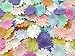 NAVA CHIANGMAI 100 pcs Daisy Mulberry Paper Flower Petals Artificial Craft Scrapbooking Embellishment,Wedding Supply Accessory DIY,Assorted Color Petal Flower (Sweet Color)