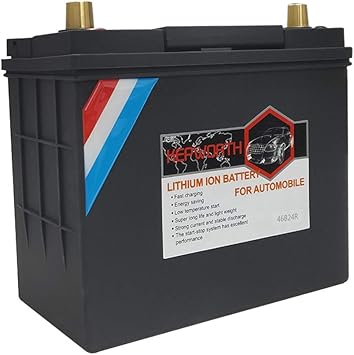 Amazon Com Automotive Lifepo4 Battery Universal 12v 25ah 7cca Lithium Iron Phosphate Replacement Battery Built In Bms Protection Board Deep Cycle Lfp Battery Replacement 46ah 46b24r Lead Acid Battery Automotive