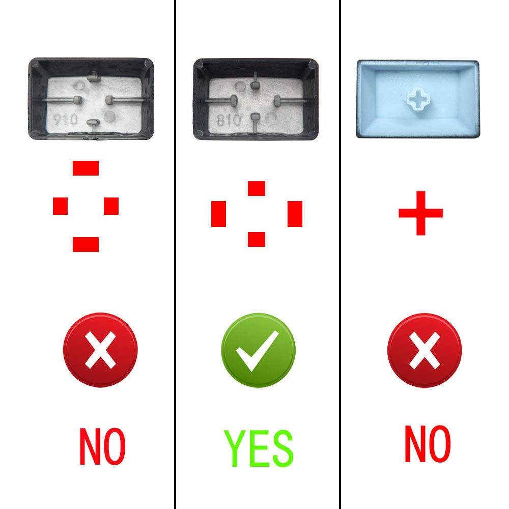 HUYUN Replacement Keycaps for Logit G810/G pro Keyboard Romer-G (CTRL Keys Two)