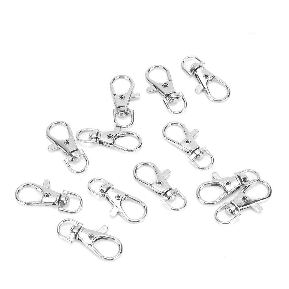 12 Pcs Pet Birds Foot Rings Cage Door Buckle Lock Claw Trigger Snap Hook Iron Anti-Escape accessory for pet birds parrot small animals