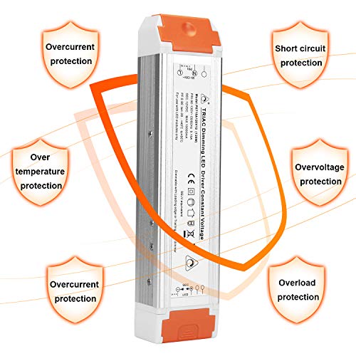 Led dimmable driver 12V 120W quiet operation universal regulated 12V DC
