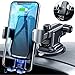 andobil Wireless Car Charger Mount [with QC 3.0 Adapter],Qi Faster Car Charger Mount Compatible iPhone 12/11/X/SE/8 Series, Samsung S21/20/10, Note20/10 Series, for Vent & Dashboard & Windshield