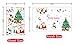 Christmas Window Stickers Removalble Wall Decals DIY Home Decor Glass Door Decal Showcase Stickers Decoration for Christmas New Year Santa Claus
