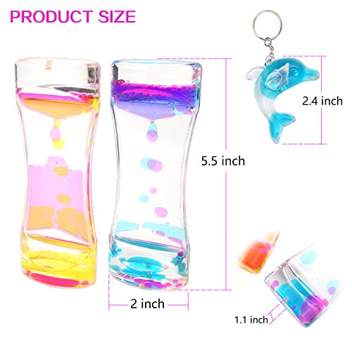 Liquid Motion Bubbler for Sensory Play, Relaxing Bubble Motion Autism ADHD Fidget Toy, Calming Toy, Sensory Visual Relaxation Desk Toy, Assorted Colors - Thumbnail 5