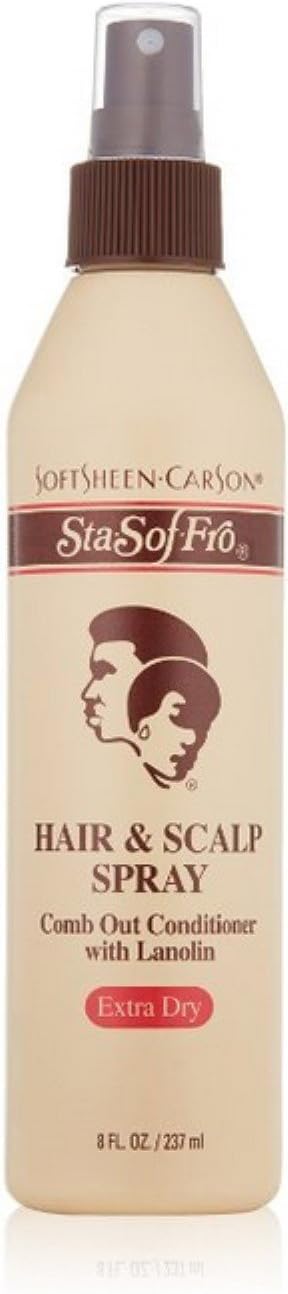 Sta Sof Fro Hair & Scalp Leave-In Conditioner Spray Extra Dry Hair 8oz