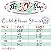 Hip Hop 50's Shop 7 Piece Child Poodle Skirt Outfit (Child 8 Light Pink)