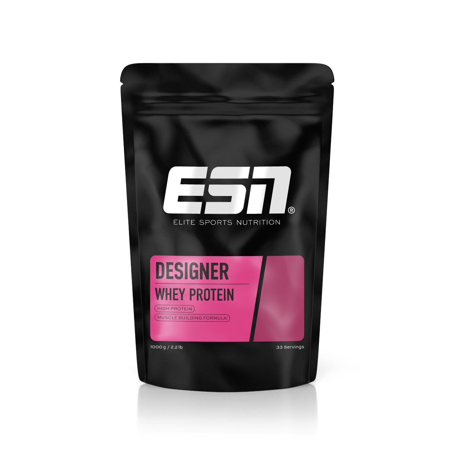 ESN Whey Protein Powder, Designer Cherry Yogurt Protein Powder, 1000g, 33 Servings with up to 23g Protein per Serving, Vegetarian