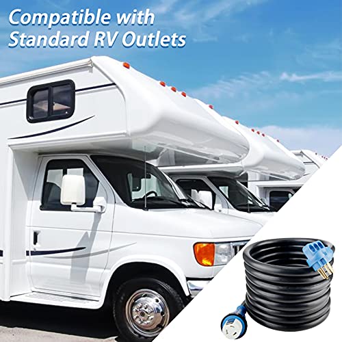 VOGREX 50 Amp 50 Feet RV Power Extension Cord, Generator Extension Cord