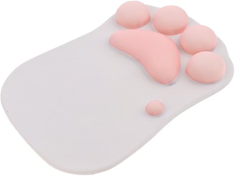 Homyl 1 Pcs Pattes De Chat Doux Poignet Coussin Ordinateur Tapis De Souris Repose Poignet Pour Bureau Decor Gris Amazon Fr High Tech