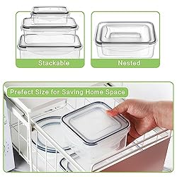 HOMBERKING 32 Pieces Food Storage Containers Set