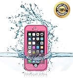 Armour Shell Waterproof Scratch Resistant Protective Case for iPhone 6 Plus - Pink