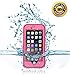 Armour Shell Waterproof Scratch Resistant Protective Case for iPhone 6 Plus - Pink