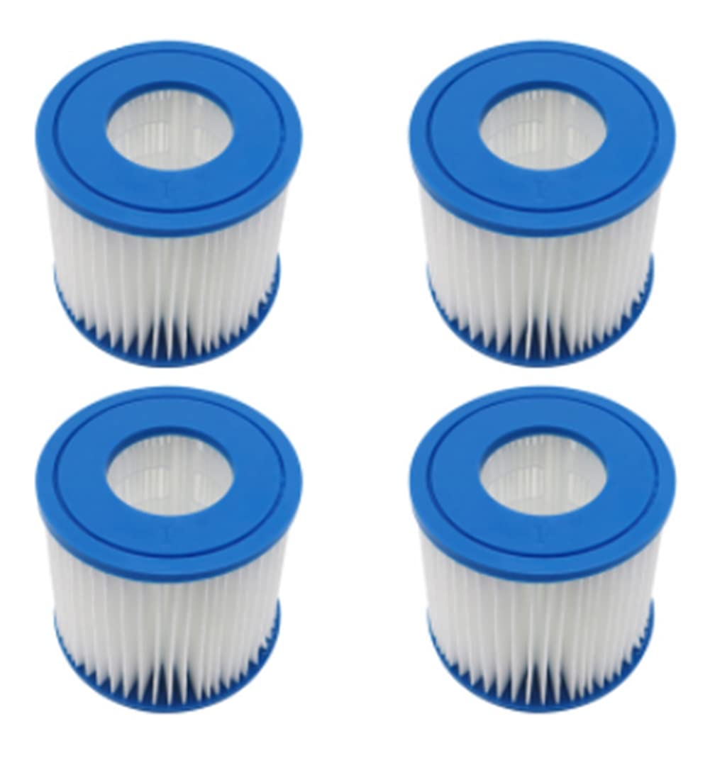 WuYan Replacement Filter Cartridge Compatible with Best-way Ⅰ 58381 Filter Pump, 4 Pack Swimming Pool Filters for Miami Vegas Palm Springs Paris Hot Tub Filters