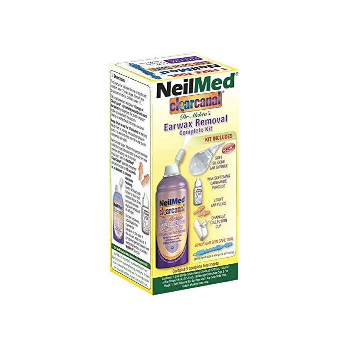 NeilMed Clearcanal Ear Wax Removal Complete Kit 2.5oz (75mL)