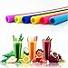 REGULAR SIZE Silicone Straws for 20 and 30 oz Yeti/Rtic Tumbler- Extra Long Flexible Curved Drinking Straws with Cleaning Brushes Bundle 6 Pack- Reduce Plastic Pollution