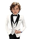 Tuxedo Suits for Boys 3 Pieces Slim Fit Boys Formal
