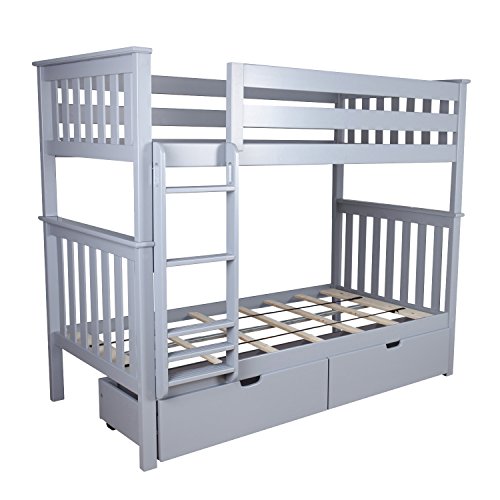 under bunk bed storage drawers