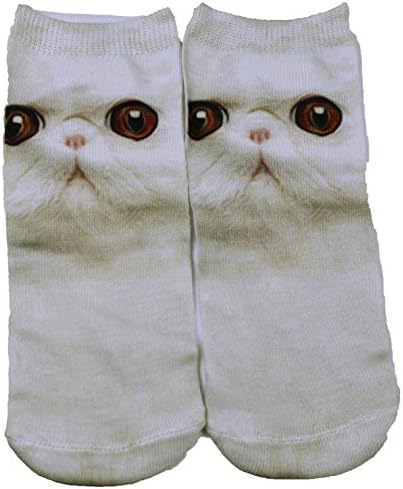 55 Supp. Colorful 3D Cartoon Printed Fashion Funny Illustration Short Tube Socks