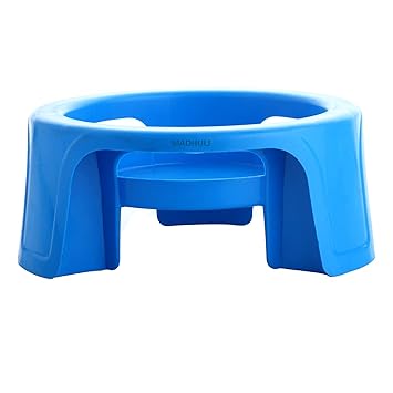 Madhuli Multipurpose Plant Pot Stand, Plastic Pot Stand, Water Pot Stand, Flower Pot Stand, Matka Stand, Gas Cylinder Stand, Plant Pot Stand, Heavy Matka Stand For Kitchen & Garden (Blue)