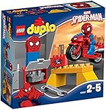 LEGO Duplo 10607 - Spider-Man, Motorrad-Werkstatt, Spielzeug