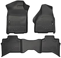 Husky Liners Front & 2nd Seat Floor Liners Fits 09-17 Ram 1500 Quad Cab