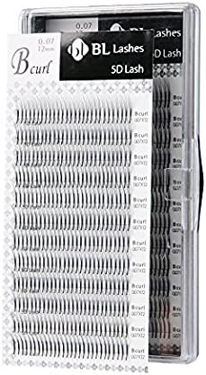 Eyelash Extension BL Lash 5D Volume Lash B Curl Thickness 0.07mm (0.07X12mm)