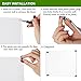 Meetu Acrylic Picture Frames 8.5x11 -Inner 8x10 Photo Frames (2 Pack)- Wall Frames To Display Family Pictures, Baby Pictures, Documents, Arts, Dog Pictures -Make Clear Float 3D Look