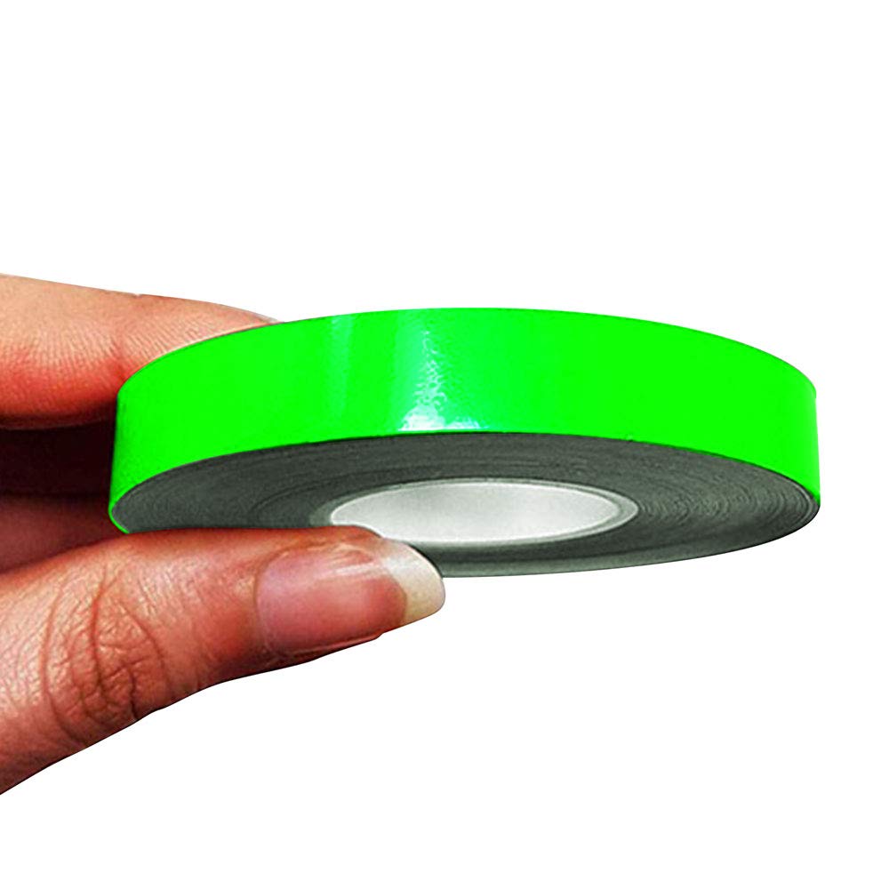 4R Quattroerre.it 10505 Trim Stripes Adhesive Strips for Cars, Neon Green, 10 mm x 10 mt