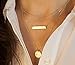 Boosic Long Pendant 3 Layer Necklace Gold Plated for Women