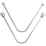 Stainless Steel V Wishbone for Speargun Band / Sling (select terminal size and quantity)
