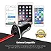 BitTrendx, Dual Rapid Smart Phone USB Car Charger With Built in Smart Cable Compatible With iPhone Xs Max XR X 8 Plus 7 Plus 6S Plus Se 6 Plus 5 5S 5c iPad Pro Air Mini 2 3 4 and Extra USB (Black)