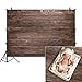 Allenjoy 8x6ft Fabric Brown Wood Backdrops for Newborn Photography Wrinkle Free Rustic Birthday Party Retro Grunge Wooden Floor Picture Wall Baby Shower Still Life Product Background Photo Studio Prop