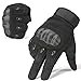 JIUSY Touch Screen Hard Knuckle Tactical Full Finger Gloves and Half Finger Gloves for Army Military Outdoor Motorcycle Cycling Racing Hunting Hiking Airsoft Paintball Shooting Work