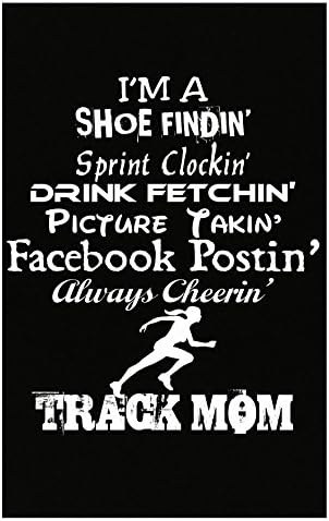 I Am A Track Mom Always Cheering Shoe Finding - Poster