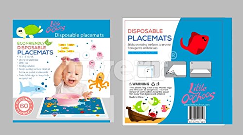 5 Underwater+Disposable+Placemats+Children+Restaurants
