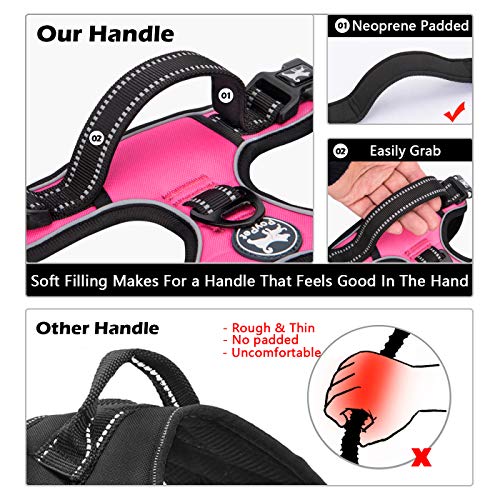 PoyPet No Pull Dog Harness, No Choke Front Clip Dog Reflective Harness