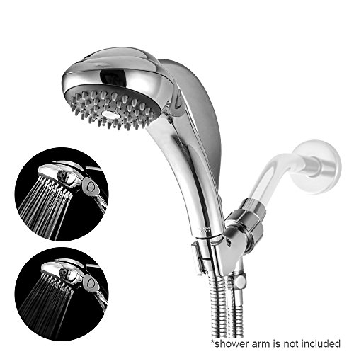 From USA ★ LORDEAR Vintage Unique Handicap Hand Held Rain Shower Head with Handheld Polished