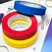 Colored Masking Painters Craft Tape Jumbo 11 Pack - Extra Long Premium Rolls - 1 Inch Wide, 60 Yards Long, Bright Colors. Great for Arts & Craft Projects, Fun for Kids & Adults - Washi Tape